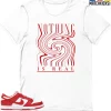 T-Shirt - Nike Dunk Low University Red (2020) - Sneaker-Matching T-Shirt (NOTHING IS REAL) -Nike Dunk shop online mockupGenerator 6534