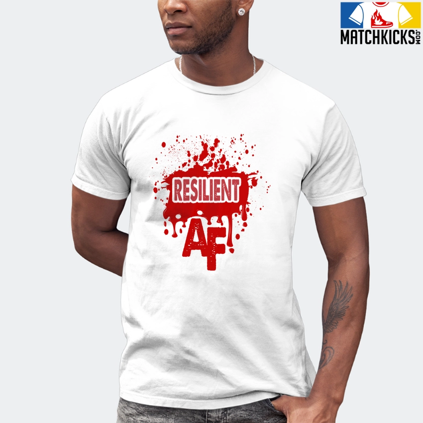 T-Shirt - Nike Dunk Low University Red (2020) - Sneaker-Matching T-Shirt (Resilient AF) 7 T-Shirt - Nike Dunk Low University Red (2020) - Sneaker-Matching T-Shirt (Resilient AF) - Image 5