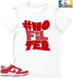 T-Shirt - Nike Dunk Low University Red (2020) - Sneaker-Matching T-Shirt (#NoFilter)