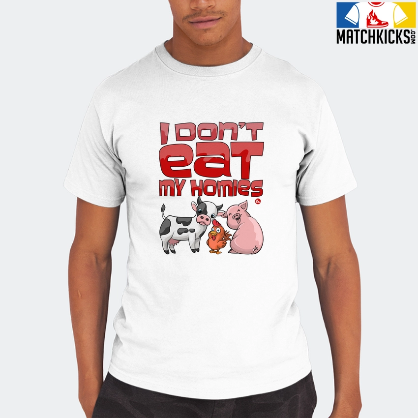 T-Shirt - Nike Dunk Low University Red (2020) - Sneaker-Matching T-Shirt (I Don't Eat My Homies) 8 T-Shirt - Nike Dunk Low University Red (2020) - Sneaker-Matching T-Shirt (I Don't Eat My Homies) - Image 6
