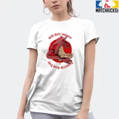 T-Shirt - Nike Dunk Low University Red (2020) - Sneaker-Matching T-Shirt (With Their Tongues) -Nike Dunk shop online mockupGenerator 6630