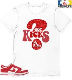 T-Shirt - Nike Dunk Low University Red (2020) - Sneaker-Matching T-Shirt (GOT KICKS)