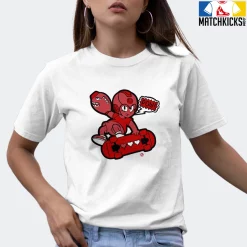 T-Shirt - Nike Dunk Low University Red (2020) - Sneaker-Matching T-Shirt (POW) -Nike Dunk shop online mockupGenerator 6647