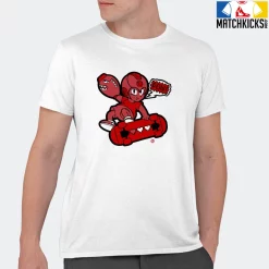 T-Shirt - Nike Dunk Low University Red (2020) - Sneaker-Matching T-Shirt (POW) -Nike Dunk shop online mockupGenerator 6649