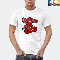 T-Shirt - Nike Dunk Low University Red (2020) - Sneaker-Matching T-Shirt (POW) -Nike Dunk shop online mockupGenerator 6650