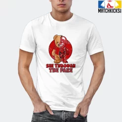 T-Shirt - Nike Dunk Low University Red (2020) - Sneaker-Matching T-Shirt (Skelo-Bear) -Nike Dunk shop online mockupGenerator 6659