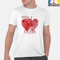 T-Shirt - Nike Dunk Low University Red (2020) - Sneaker-Matching T-Shirt (Choose LOVE Over Fear) 20 T-Shirt - Nike Dunk Low University Red (2020) - Sneaker-Matching T-Shirt (Choose LOVE Over Fear) -Nike Dunk shop online mockupGenerator 6712