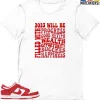 T-Shirt - Nike Dunk Low University Red (2020) - Sneaker-Matching T-Shirt (2023 Filled With) 1 T-Shirt - Nike Dunk Low University Red (2020) - Sneaker-Matching T-Shirt (2023 Filled With) -Nike Dunk shop online mockupGenerator 6714
