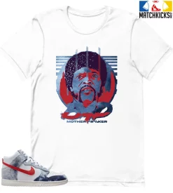 T-Shirt - Nike Dunk High Washed Denim Pack - Sneaker-Matching T-Shirt (Bad)