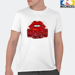 T-Shirt - Nike Dunk Low University Red (2020) - Sneaker-Matching T-Shirt (Dope Lips) -Nike Dunk shop online mockupGenerator 6766