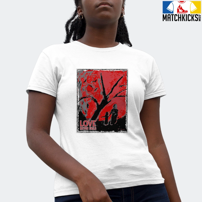 T-Shirt - Nike Dunk Low University Red (2020) - Sneaker-Matching T-Shirt (HAND In HAND LOVE NEVER FAILS) 4 T-Shirt - Nike Dunk Low University Red (2020) - Sneaker-Matching T-Shirt (HAND In HAND LOVE NEVER FAILS) - Image 2