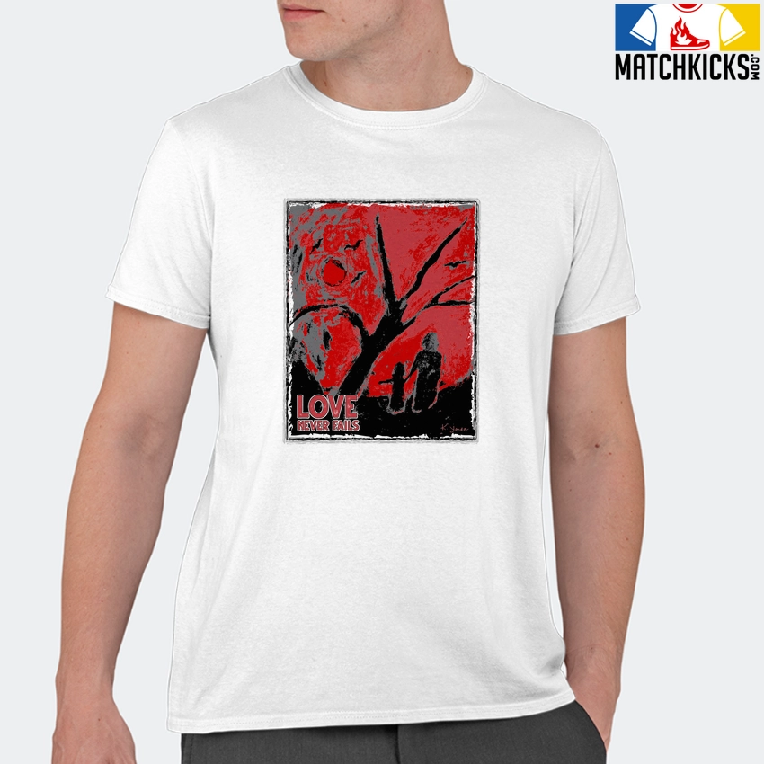 T-Shirt - Nike Dunk Low University Red (2020) - Sneaker-Matching T-Shirt (HAND In HAND LOVE NEVER FAILS) 11 T-Shirt - Nike Dunk Low University Red (2020) - Sneaker-Matching T-Shirt (HAND In HAND LOVE NEVER FAILS) - Image 9