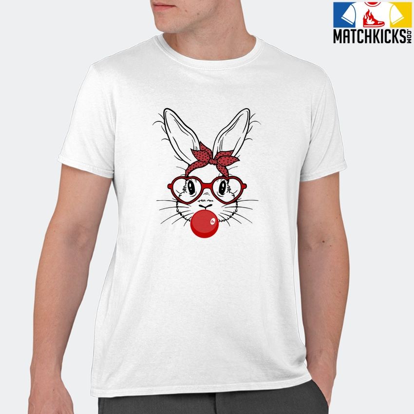 T-Shirt - Nike Dunk Low University Red (2020) - Sneaker-Matching T-Shirt (Bunny Blowin Bubble) 11 T-Shirt - Nike Dunk Low University Red (2020) - Sneaker-Matching T-Shirt (Bunny Blowin Bubble) - Image 9