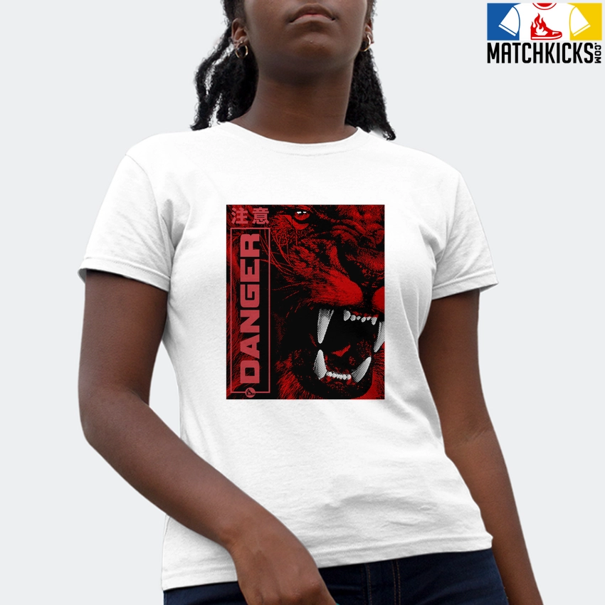 T-Shirt - Nike Dunk Low University Red (2020) - Sneaker-Matching T-Shirt (Danger) 4 T-Shirt - Nike Dunk Low University Red (2020) - Sneaker-Matching T-Shirt (Danger) - Image 2