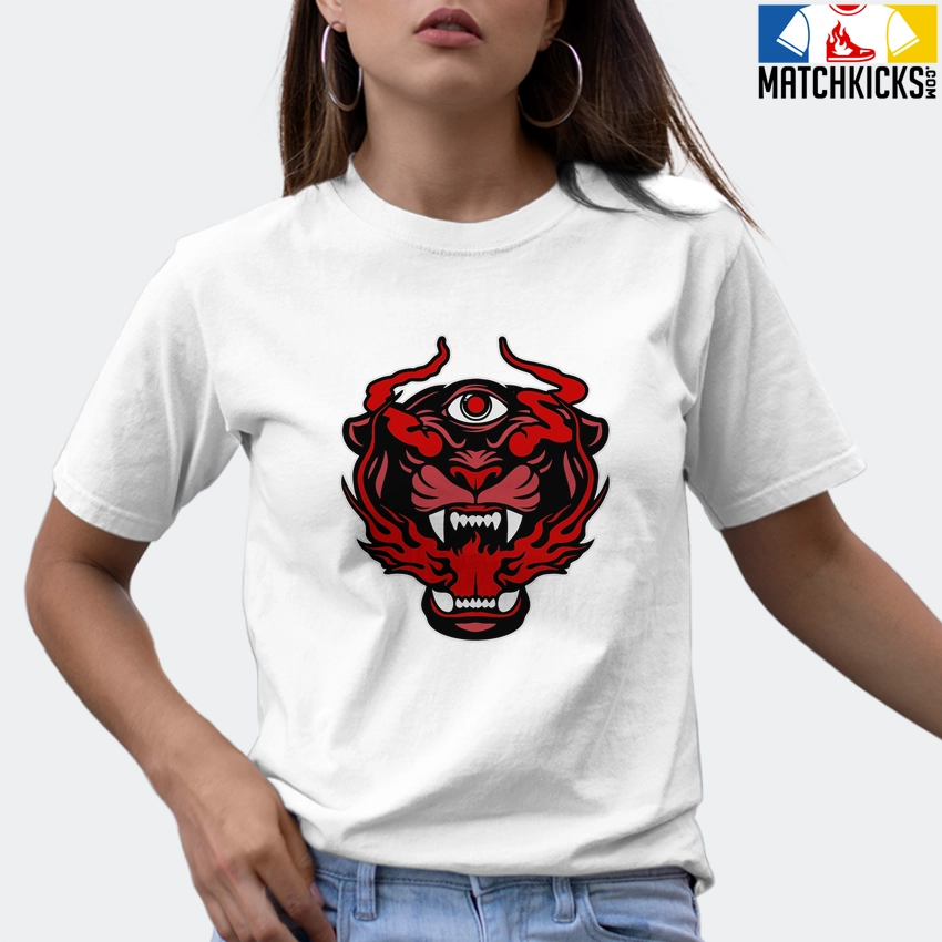 T-Shirt - Nike Dunk Low University Red (2020) - Sneaker-Matching T-Shirt (The Beast) 9 T-Shirt - Nike Dunk Low University Red (2020) - Sneaker-Matching T-Shirt (The Beast) - Image 7