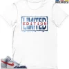 T-Shirt - Nike Dunk High Washed Denim Pack - Sneaker-Matching T-Shirt (LIMITED EDITION) -Nike Dunk shop online mockupGenerator 692