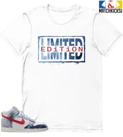 T-Shirt - Nike Dunk High Washed Denim Pack - Sneaker-Matching T-Shirt (LIMITED EDITION)