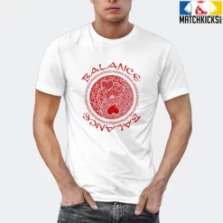 T-Shirt - Nike Dunk Low University Red (2020) - Sneaker-Matching T-Shirt (YIN YANG BALANCE) -Nike Dunk shop online mockupGenerator 6929