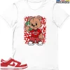 T-Shirt - Nike Dunk Low University Red (2020) - Sneaker-Matching T-Shirt (HUSTLE HARD BEAR) 2 T-Shirt - Nike Dunk Low University Red (2020) - Sneaker-Matching T-Shirt (HUSTLE HARD BEAR) -Nike Dunk shop online mockupGenerator 6939