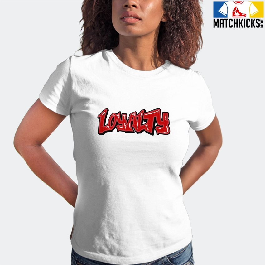 T-Shirt - Nike Dunk Low University Red (2020) - Sneaker-Matching T-Shirt (LOYALTY) 6 T-Shirt - Nike Dunk Low University Red (2020) - Sneaker-Matching T-Shirt (LOYALTY) - Image 4