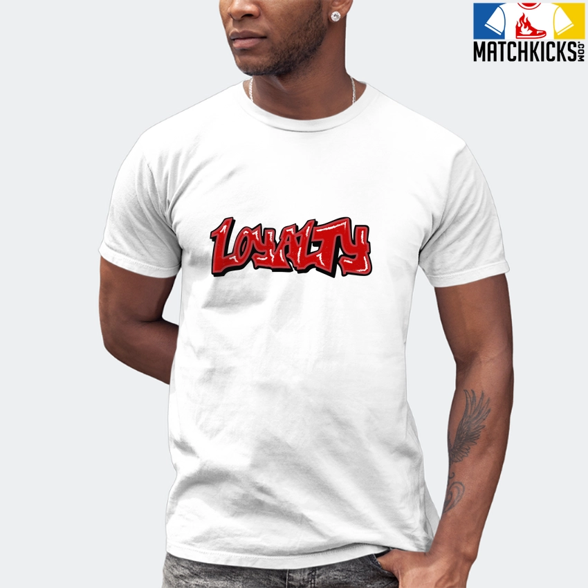 T-Shirt - Nike Dunk Low University Red (2020) - Sneaker-Matching T-Shirt (LOYALTY) 7 T-Shirt - Nike Dunk Low University Red (2020) - Sneaker-Matching T-Shirt (LOYALTY) - Image 5