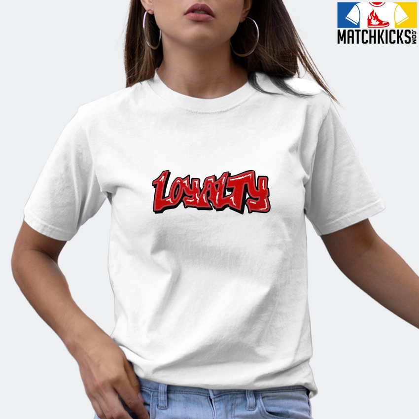 T-Shirt - Nike Dunk Low University Red (2020) - Sneaker-Matching T-Shirt (LOYALTY) 9 T-Shirt - Nike Dunk Low University Red (2020) - Sneaker-Matching T-Shirt (LOYALTY) - Image 7