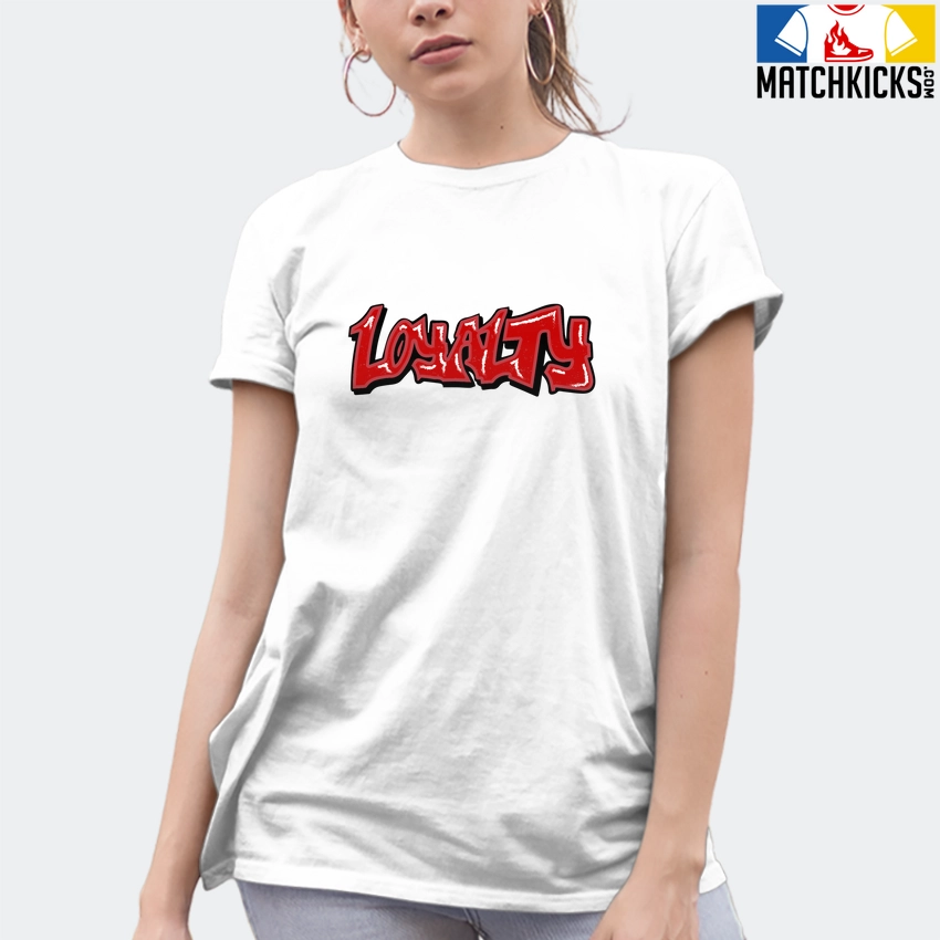 T-Shirt - Nike Dunk Low University Red (2020) - Sneaker-Matching T-Shirt (LOYALTY) 10 T-Shirt - Nike Dunk Low University Red (2020) - Sneaker-Matching T-Shirt (LOYALTY) - Image 8