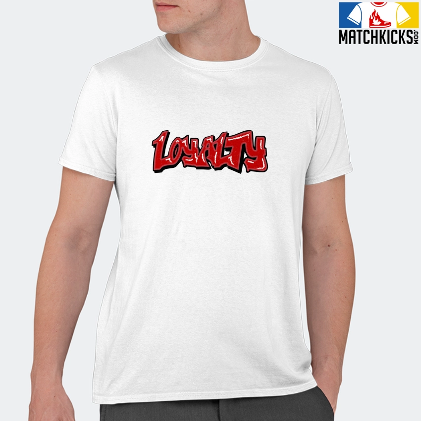T-Shirt - Nike Dunk Low University Red (2020) - Sneaker-Matching T-Shirt (LOYALTY) 11 T-Shirt - Nike Dunk Low University Red (2020) - Sneaker-Matching T-Shirt (LOYALTY) - Image 9