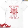 T-Shirt - Nike Dunk Low University Red (2020) - Sneaker-Matching T-Shirt (Capricorn The Goat) -Nike Dunk shop online mockupGenerator 6993