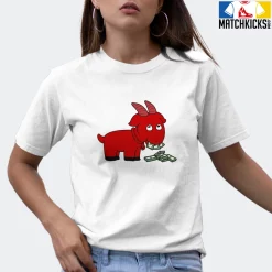 T-Shirt - Nike Dunk Low University Red (2020) - Sneaker-Matching T-Shirt (GOAT MONEY) -Nike Dunk shop online mockupGenerator 7016