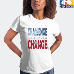 T-Shirt - Nike Dunk High Washed Denim Pack - Sneaker-Matching T-Shirt (the Challenge = The Change) -Nike Dunk shop online mockupGenerator 703