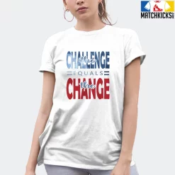 T-Shirt - Nike Dunk High Washed Denim Pack - Sneaker-Matching T-Shirt (the Challenge = The Change) -Nike Dunk shop online mockupGenerator 707