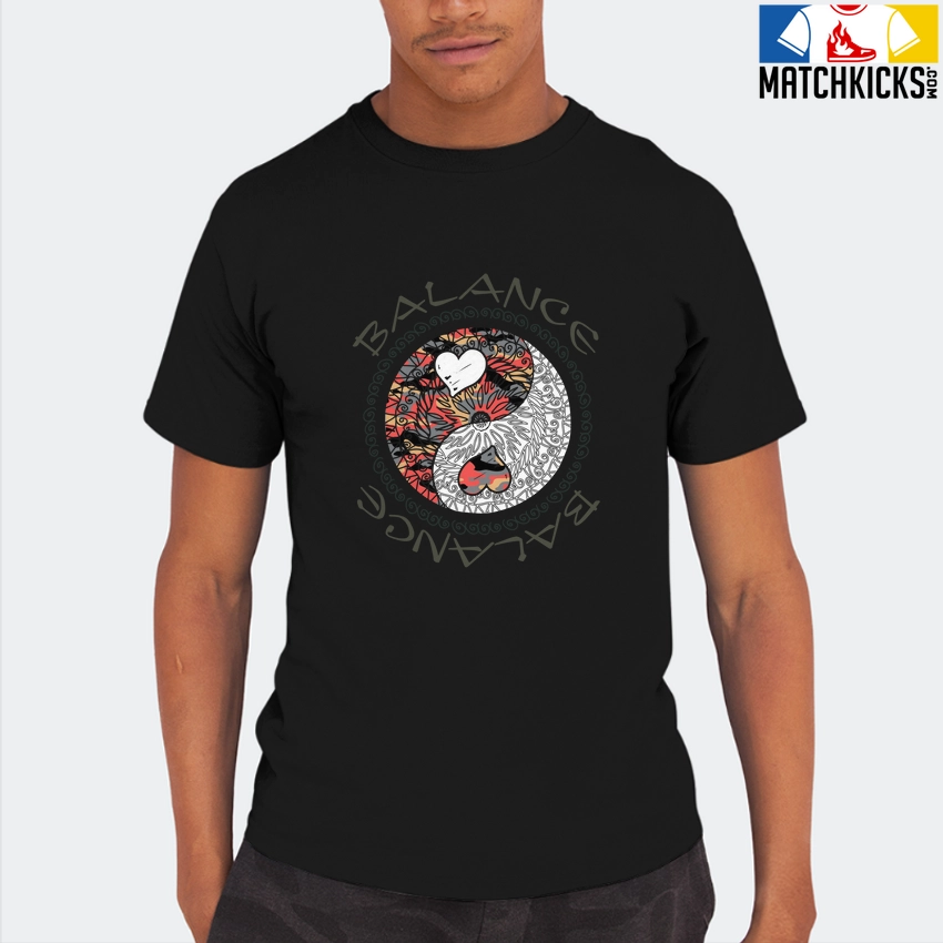 T-Shirt - Nike Dunk Low SE GS Sail Multi-Camo - Sneaker-Matching T-Shirt (YIN YANG BALANCE) 8 T-Shirt - Nike Dunk Low SE GS Sail Multi-Camo - Sneaker-Matching T-Shirt (YIN YANG BALANCE) - Image 6