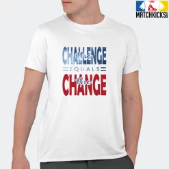 T-Shirt - Nike Dunk High Washed Denim Pack - Sneaker-Matching T-Shirt (the Challenge = The Change) -Nike Dunk shop online mockupGenerator 708