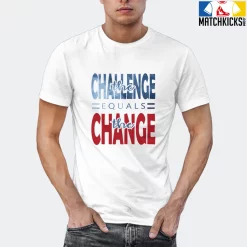 T-Shirt - Nike Dunk High Washed Denim Pack - Sneaker-Matching T-Shirt (the Challenge = The Change) -Nike Dunk shop online mockupGenerator 709