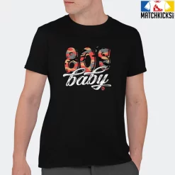 T-Shirt - Nike Dunk Low SE GS Sail Multi-Camo - Sneaker-Matching T-Shirt (80s Baby) -Nike Dunk shop online mockupGenerator 7099