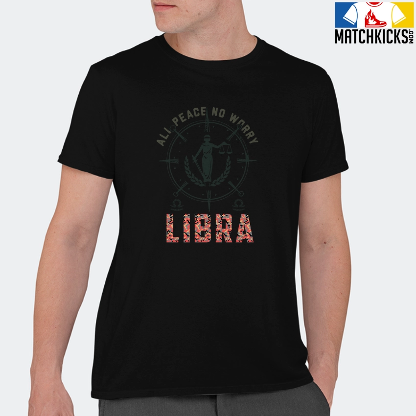 T-Shirt - Nike Dunk Low SE GS Sail Multi-Camo - Sneaker-Matching T-Shirt (Libra All Peace) 11 T-Shirt - Nike Dunk Low SE GS Sail Multi-Camo - Sneaker-Matching T-Shirt (Libra All Peace) - Image 9