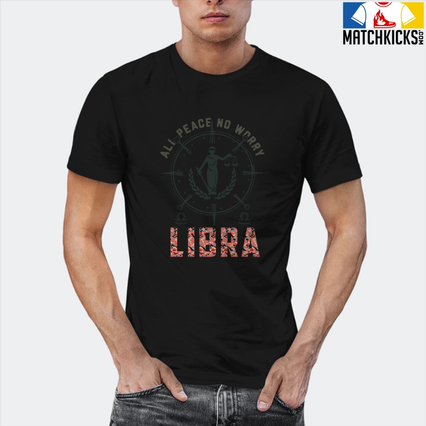 T-Shirt - Nike Dunk Low SE GS Sail Multi-Camo - Sneaker-Matching T-Shirt (Libra All Peace) 12 T-Shirt - Nike Dunk Low SE GS Sail Multi-Camo - Sneaker-Matching T-Shirt (Libra All Peace) - Image 10