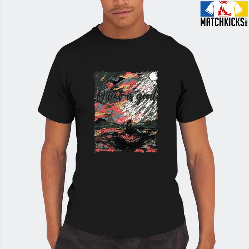 T-Shirt - Nike Dunk Low SE GS Sail Multi-Camo - Sneaker-Matching T-Shirt (Quiet Is Good) 8 T-Shirt - Nike Dunk Low SE GS Sail Multi-Camo - Sneaker-Matching T-Shirt (Quiet Is Good) - Image 6