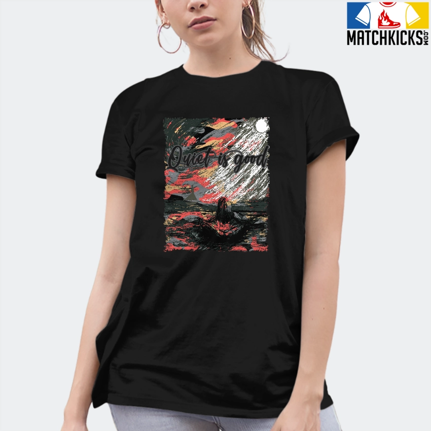 T-Shirt - Nike Dunk Low SE GS Sail Multi-Camo - Sneaker-Matching T-Shirt (Quiet Is Good) 10 T-Shirt - Nike Dunk Low SE GS Sail Multi-Camo - Sneaker-Matching T-Shirt (Quiet Is Good) - Image 8