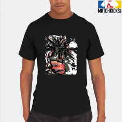 T-Shirt - Nike Dunk Low SE GS Sail Multi-Camo - Sneaker-Matching T-Shirt (SUN Flower Bloom) -Nike Dunk shop online mockupGenerator 7204