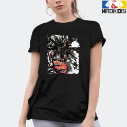 T-Shirt - Nike Dunk Low SE GS Sail Multi-Camo - Sneaker-Matching T-Shirt (SUN Flower Bloom) -Nike Dunk shop online mockupGenerator 7206