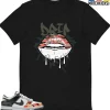 T-Shirt - Nike Dunk Low SE GS Sail Multi-Camo - Sneaker-Matching T-Shirt (Lips Drip) 2 T-Shirt - Nike Dunk Low SE GS Sail Multi-Camo - Sneaker-Matching T-Shirt (Lips Drip) -Nike Dunk shop online mockupGenerator 7227