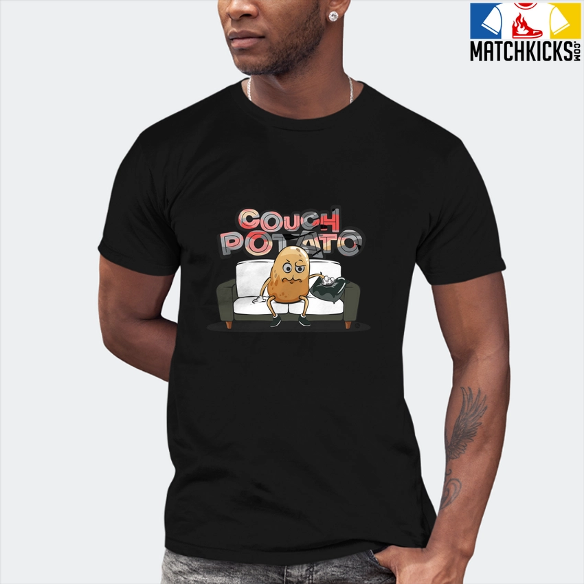 T-Shirt - Nike Dunk Low SE GS Sail Multi-Camo - Sneaker-Matching T-Shirt (Couch Potato) 7 T-Shirt - Nike Dunk Low SE GS Sail Multi-Camo - Sneaker-Matching T-Shirt (Couch Potato) - Image 5