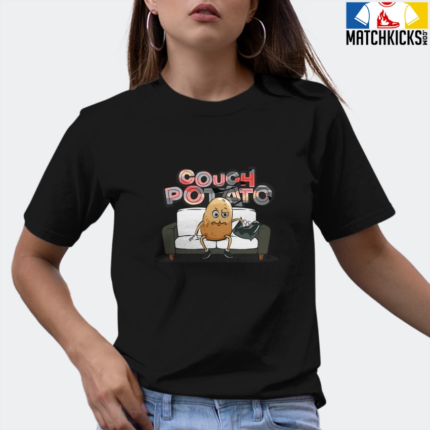 T-Shirt - Nike Dunk Low SE GS Sail Multi-Camo - Sneaker-Matching T-Shirt (Couch Potato) 9 T-Shirt - Nike Dunk Low SE GS Sail Multi-Camo - Sneaker-Matching T-Shirt (Couch Potato) - Image 7