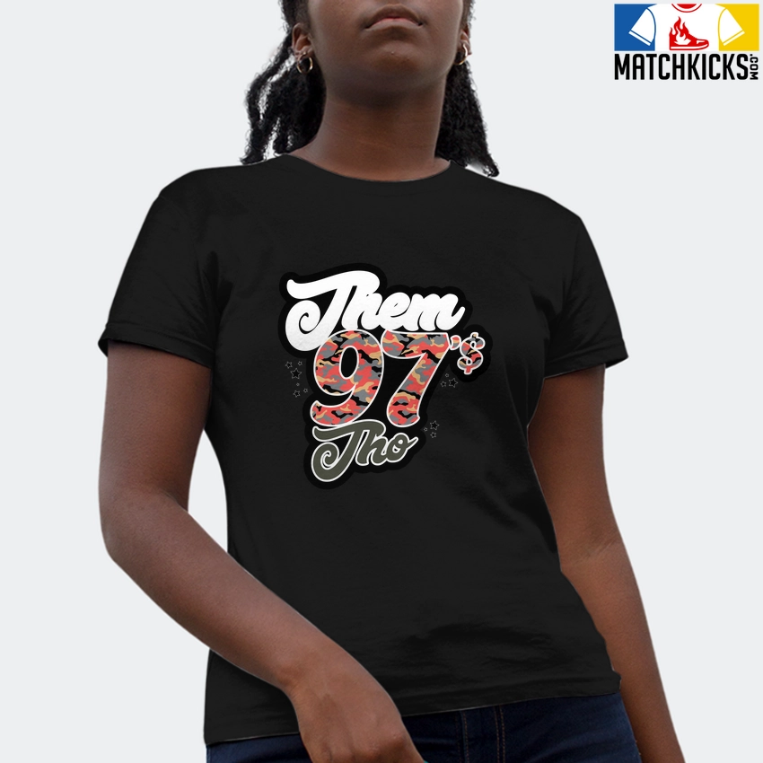 T-Shirt - Nike Dunk Low SE GS Sail Multi-Camo - Sneaker-Matching T-Shirt (Them Ninety Seven's Tho) 4 T-Shirt - Nike Dunk Low SE GS Sail Multi-Camo - Sneaker-Matching T-Shirt (Them Ninety Seven's Tho) - Image 2