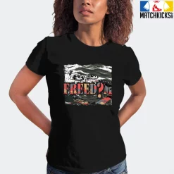 T-Shirt - Nike Dunk Low SE GS Sail Multi-Camo - Sneaker-Matching T-Shirt (FREEDOM) -Nike Dunk shop online mockupGenerator 7265