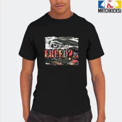 T-Shirt - Nike Dunk Low SE GS Sail Multi-Camo - Sneaker-Matching T-Shirt (FREEDOM) -Nike Dunk shop online mockupGenerator 7267