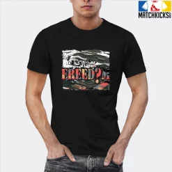 T-Shirt - Nike Dunk Low SE GS Sail Multi-Camo - Sneaker-Matching T-Shirt (FREEDOM) -Nike Dunk shop online mockupGenerator 7271