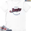 T-Shirt - Nike Dunk High Washed Denim Pack - Sneaker-Matching T-Shirt (Stay Hungry Stay Humble) -Nike Dunk shop online mockupGenerator 728